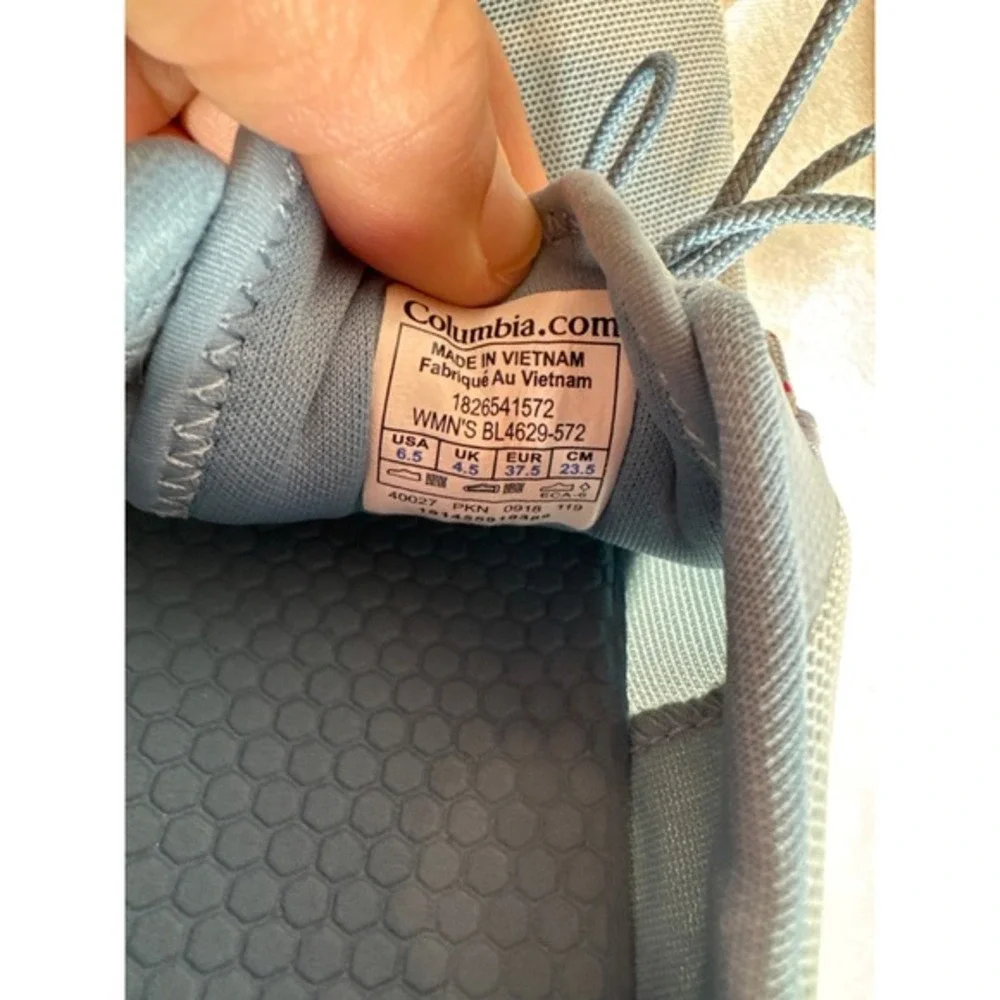 Columbia PFG Performance‎ Fishing Gear Blue Mesh Lace Up Boat Sneakers 6